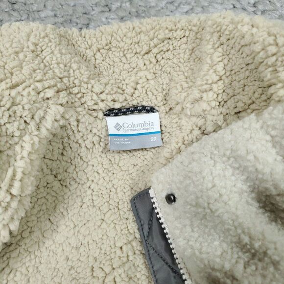 Columbia Sherpa Ruby Falls Novelty Jacket Responsible Down Puffer Coat Size 2X - Picture 3 of 9